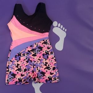 Freestyle by Danskin Girls Dance/Gymnastics Biketard